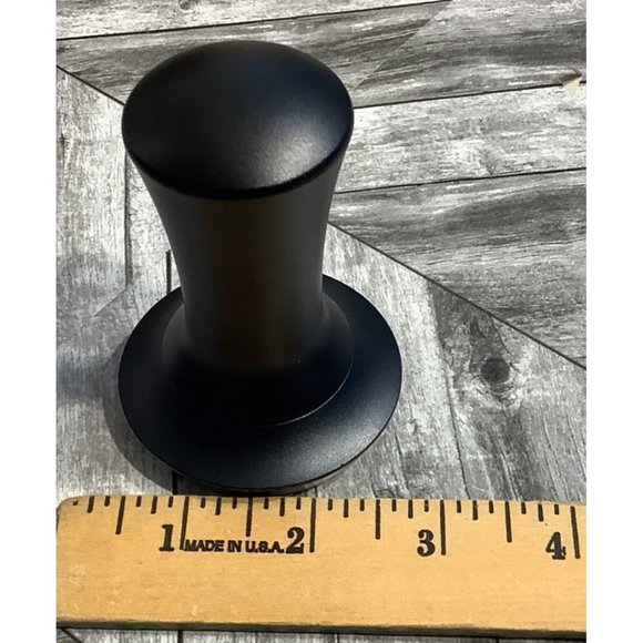 Espresso Coffee Tamper Calibrated Spring Loaded Adjustable Steel Black Handle - Picture 6 of 9